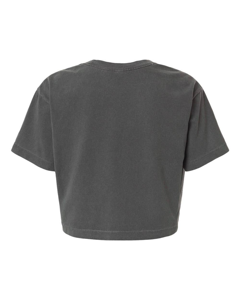 Women's Garment-Dyed Heavyweight Cropped Tee | AA 1302GD: Faded Powder Pink / M