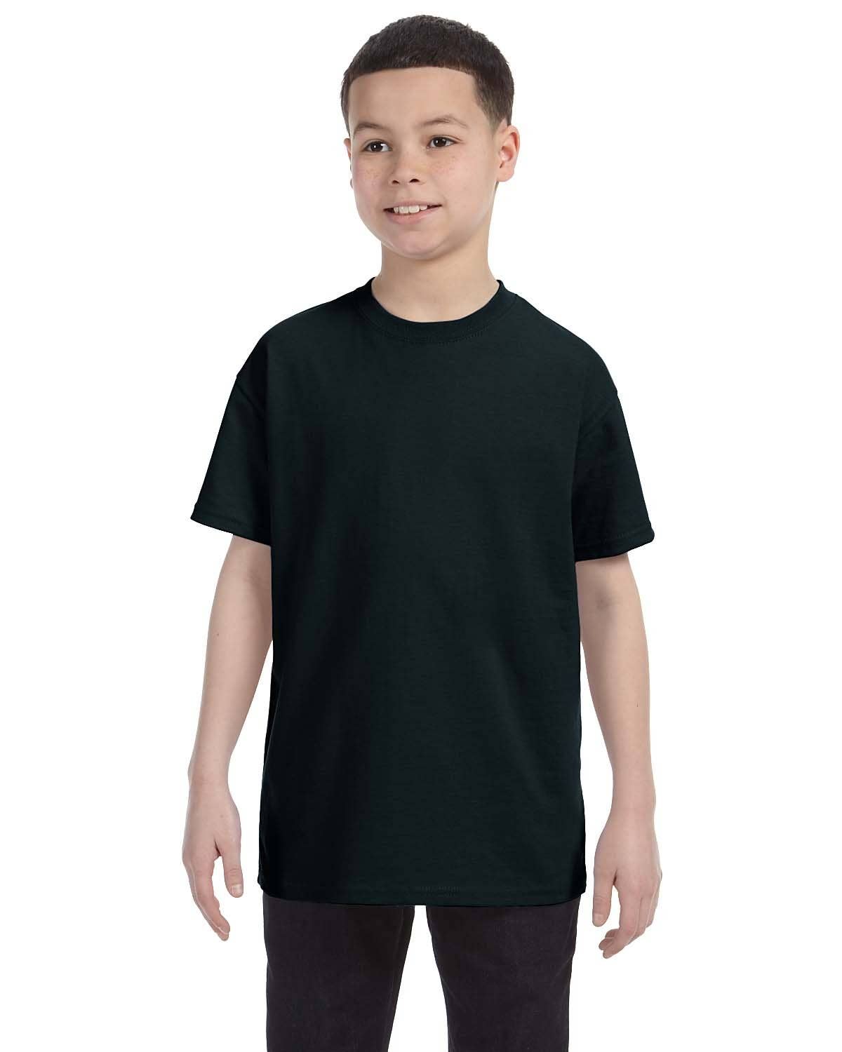 Gildan Youth Heavy Cotton Blank T-Shirt | Kids T Shirt 5000B: LIGHT PINK / S