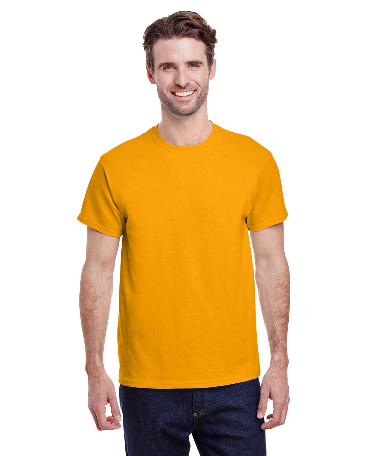 Gildan Adult Heavy Cotton Blank T-Shirt | 5000: SAND / M