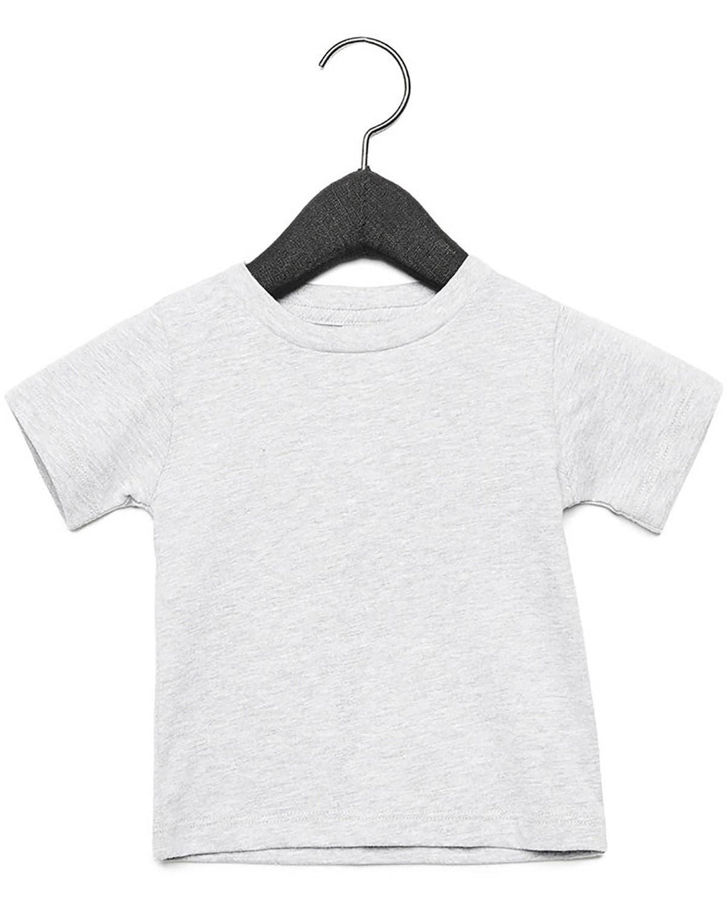 Bella Canvas Infant Jersey Short Sleeve Blank T-Shirt 3001B: ATHLETIC HEATHER / 3-6MOS