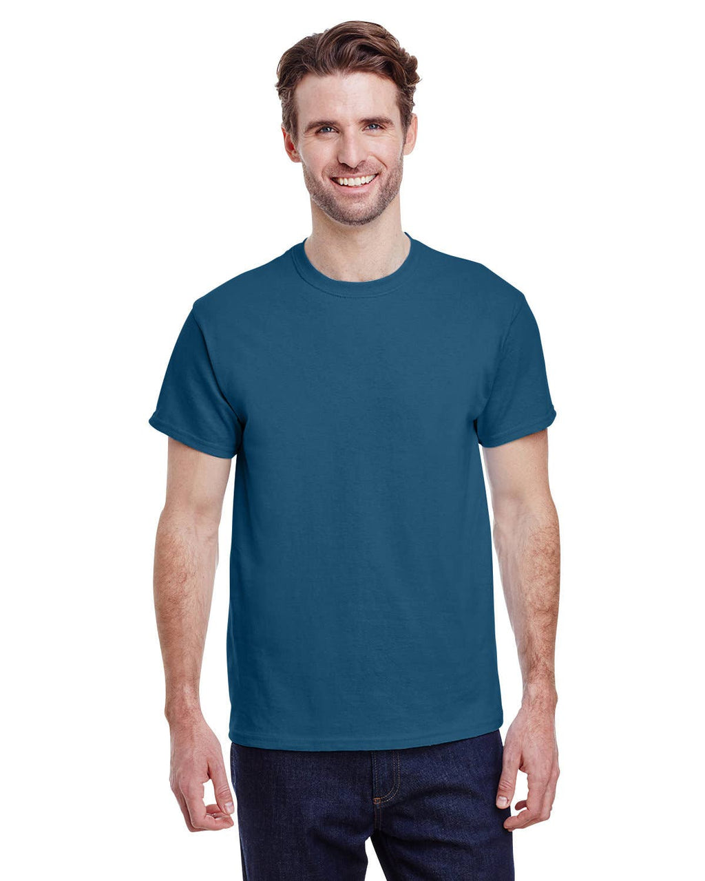 Gildan Adult Heavy Cotton Blank T-Shirt | 5000: LIGHT PINK / S
