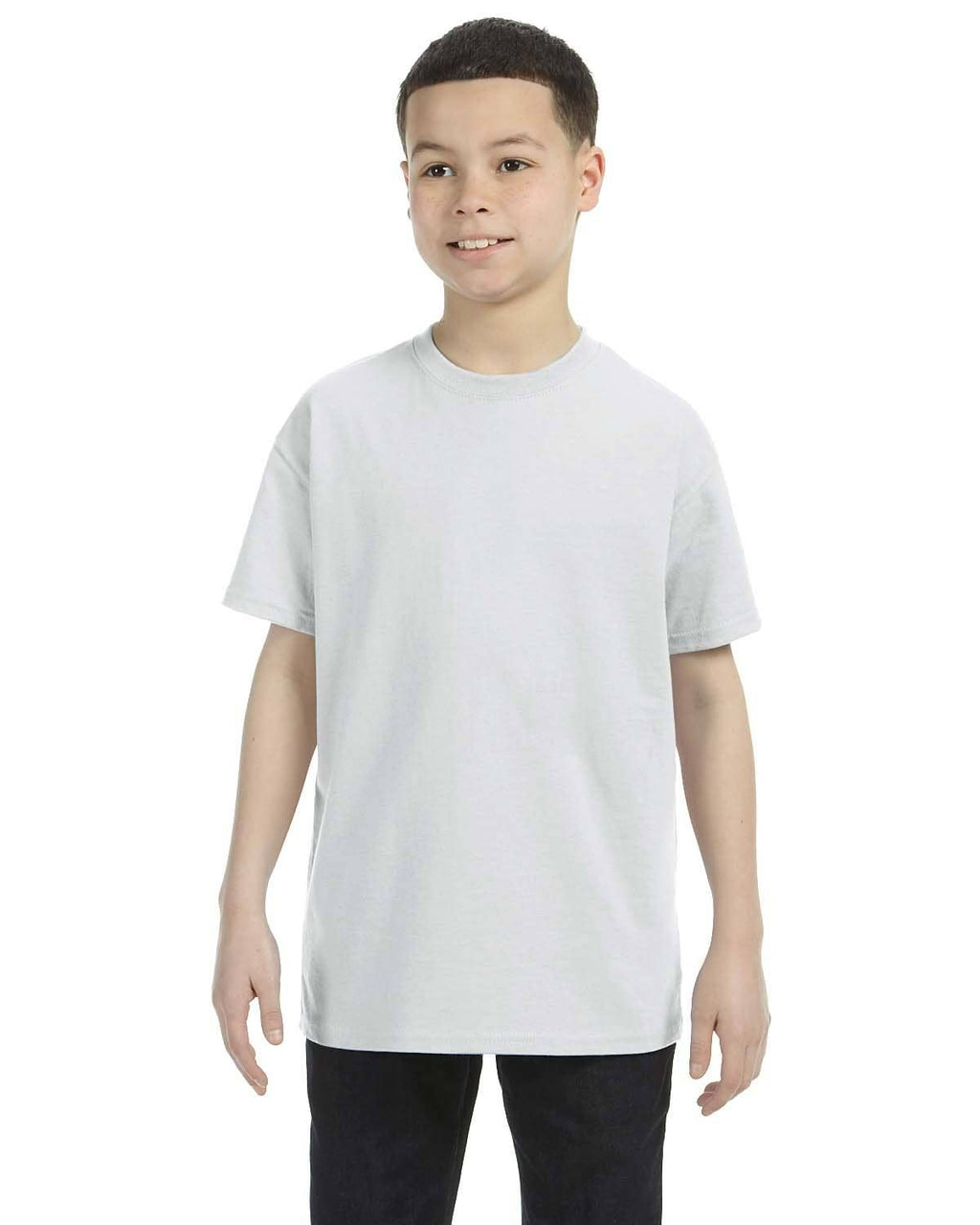 Gildan Youth Heavy Cotton Blank T-Shirt | Kids T Shirt 5000B: LIGHT PINK / XL