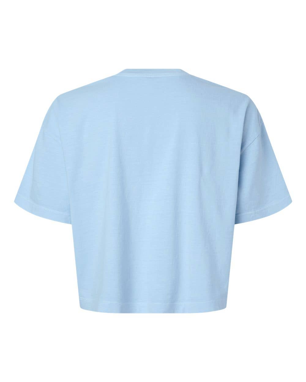 Women's Garment-Dyed Heavyweight Cropped Tee | AA 1302GD: Faded Powder Pink / M