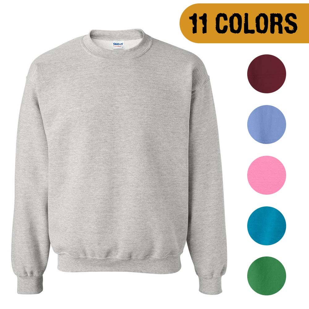 Gildan Heavy Blend Crewneck Sweatshirt: Ash / XL