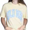 LM-PD-1001 Polka Dot Adult Butter Comfort Colors Tee: Butter / Medium