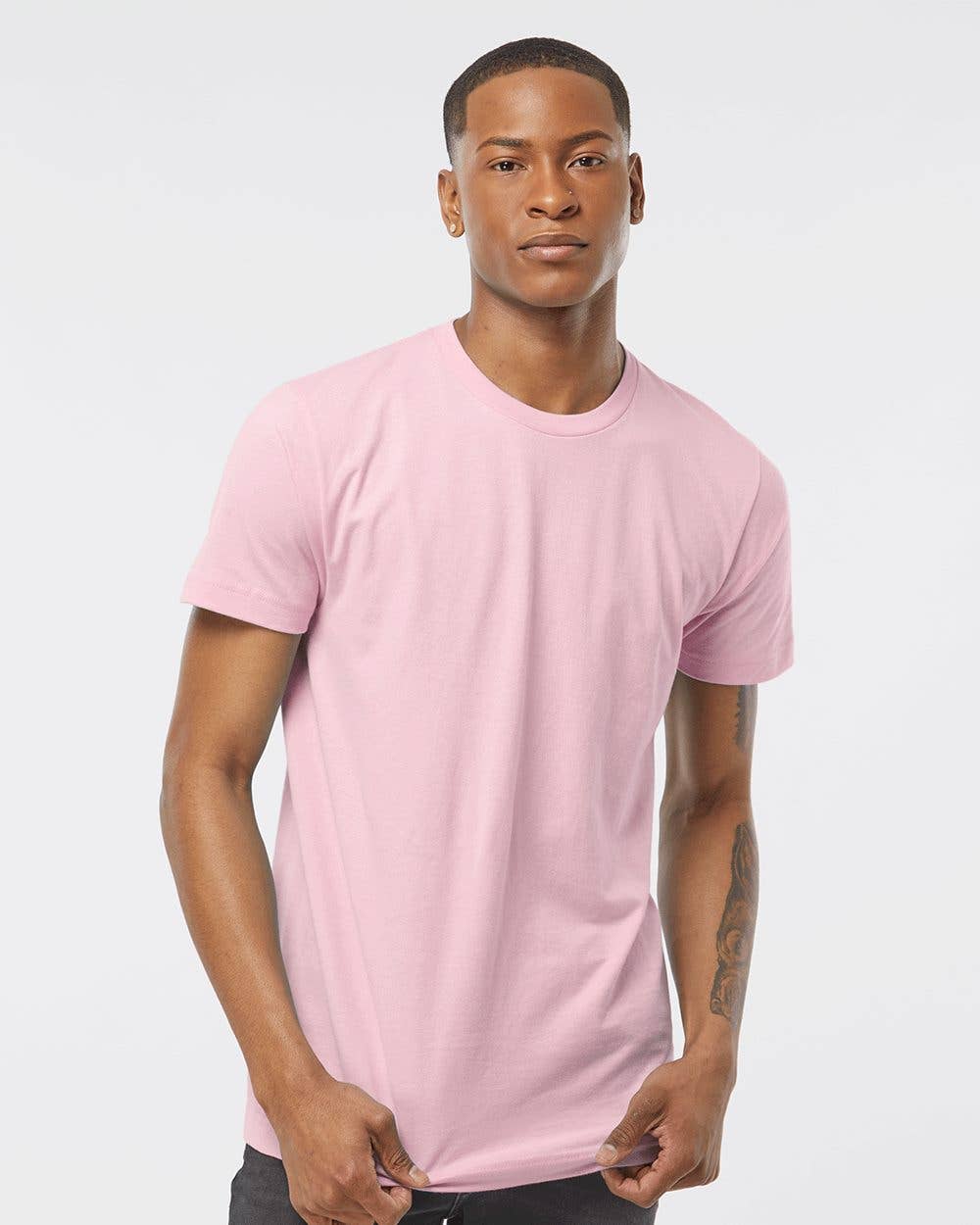 Tultex Fine Jersey Blank T-Shirt 100% Cotton | 202: Baby Blue / M