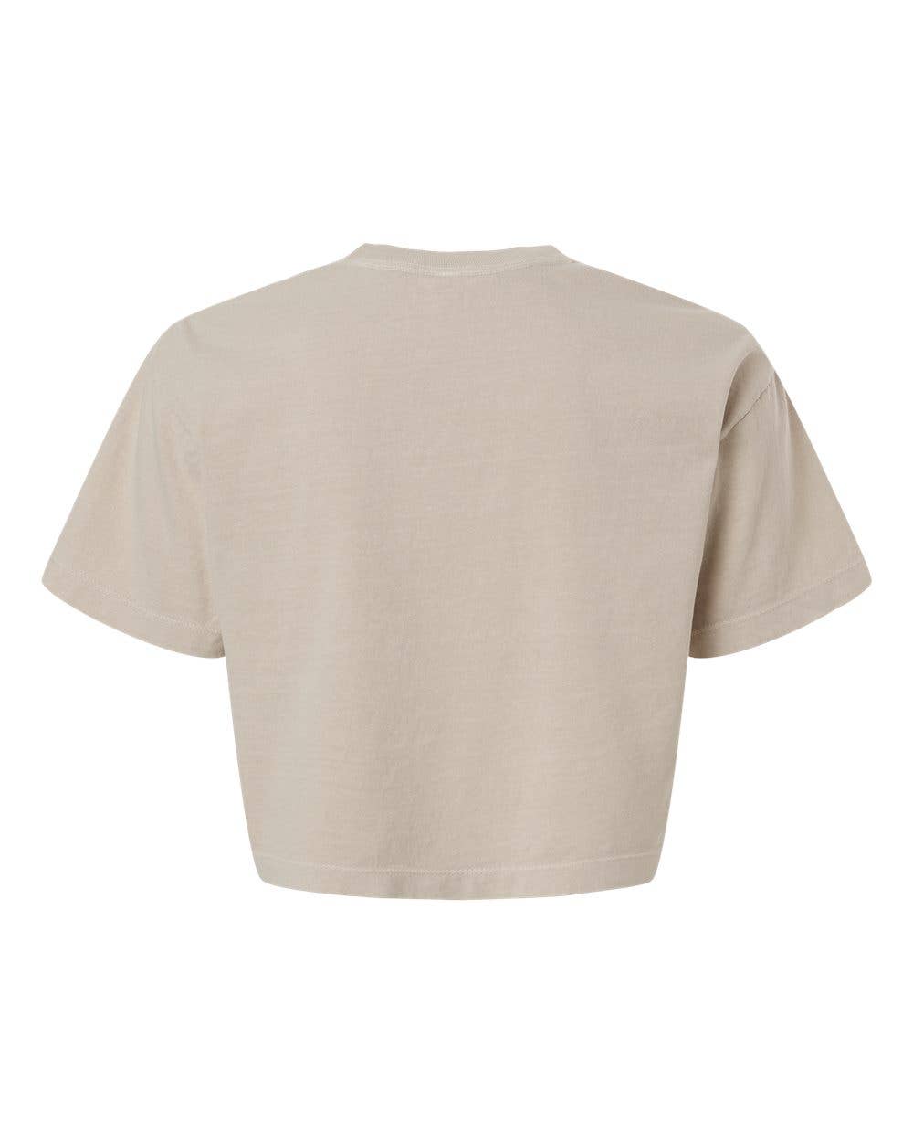 Women's Garment-Dyed Heavyweight Cropped Tee | AA 1302GD: Faded Powder Pink / M