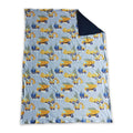 Truck Christmas tree baby kids blankets