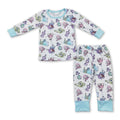 Long sleeves monster kids boys pajamas