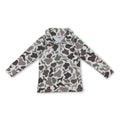 Long sleeves camo dog duck boys hunting zip pullover