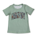Short sleeves camo mama's boy kids summer shirt