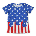 Stars stripe ice cream sprinkle boys 4th of july shirt