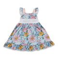 Mama's girl floral flutter sleeves mother's day baby children dress