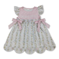 Flutter sleeves Mama's bestie floral baby girls dresses