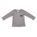 Long sleeves grey duck kids boy hunting shirt