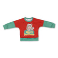 Long sleeves red green singer girls Christmas shirt