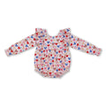 Long sleeves heart baby girls valentine's day romper