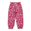 Pink camo elastic waist kids girls pants