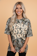 Love Like Jesus Camo Woodland Tee