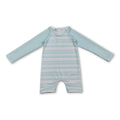 Long sleeves stripe baby boy summer swimsuit
