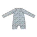 Long sleeves dog fish baby boy summer swimsuit