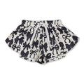 Black bow kids girls summer active shorts