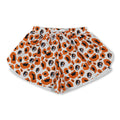 Leopard yellow dog adult women team active shorts