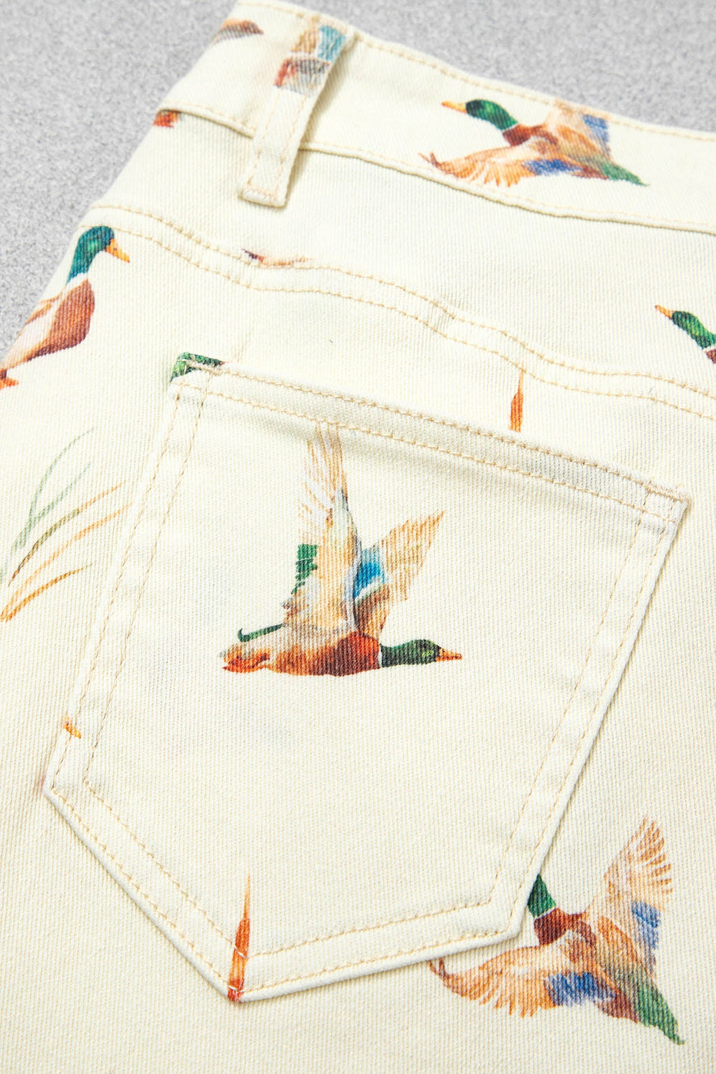 Western Mallard Cuffed Hem Shift Jeans