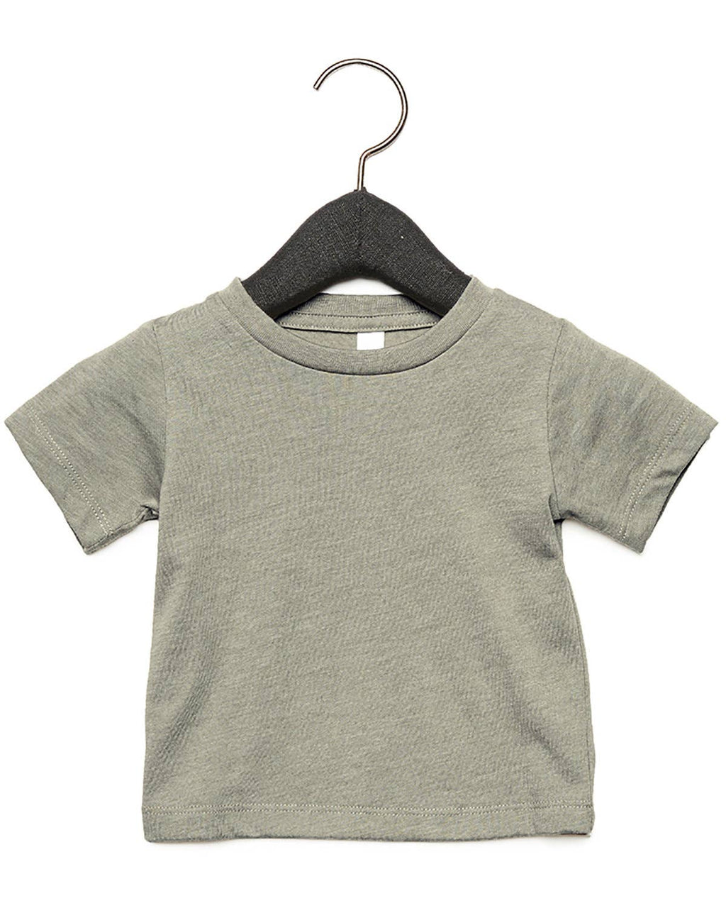Bella Canvas Infant Jersey Short Sleeve Blank T-Shirt 3001B: ATHLETIC HEATHER / 3-6MOS