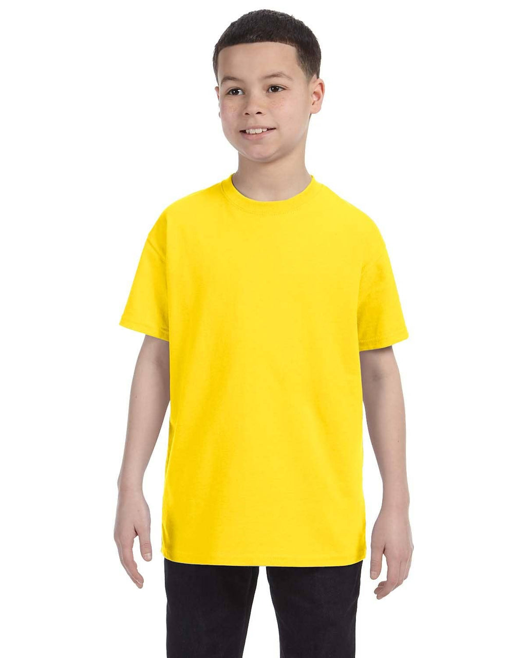 Gildan Youth Heavy Cotton Blank T-Shirt | Kids T Shirt 5000B: LIGHT PINK / XL