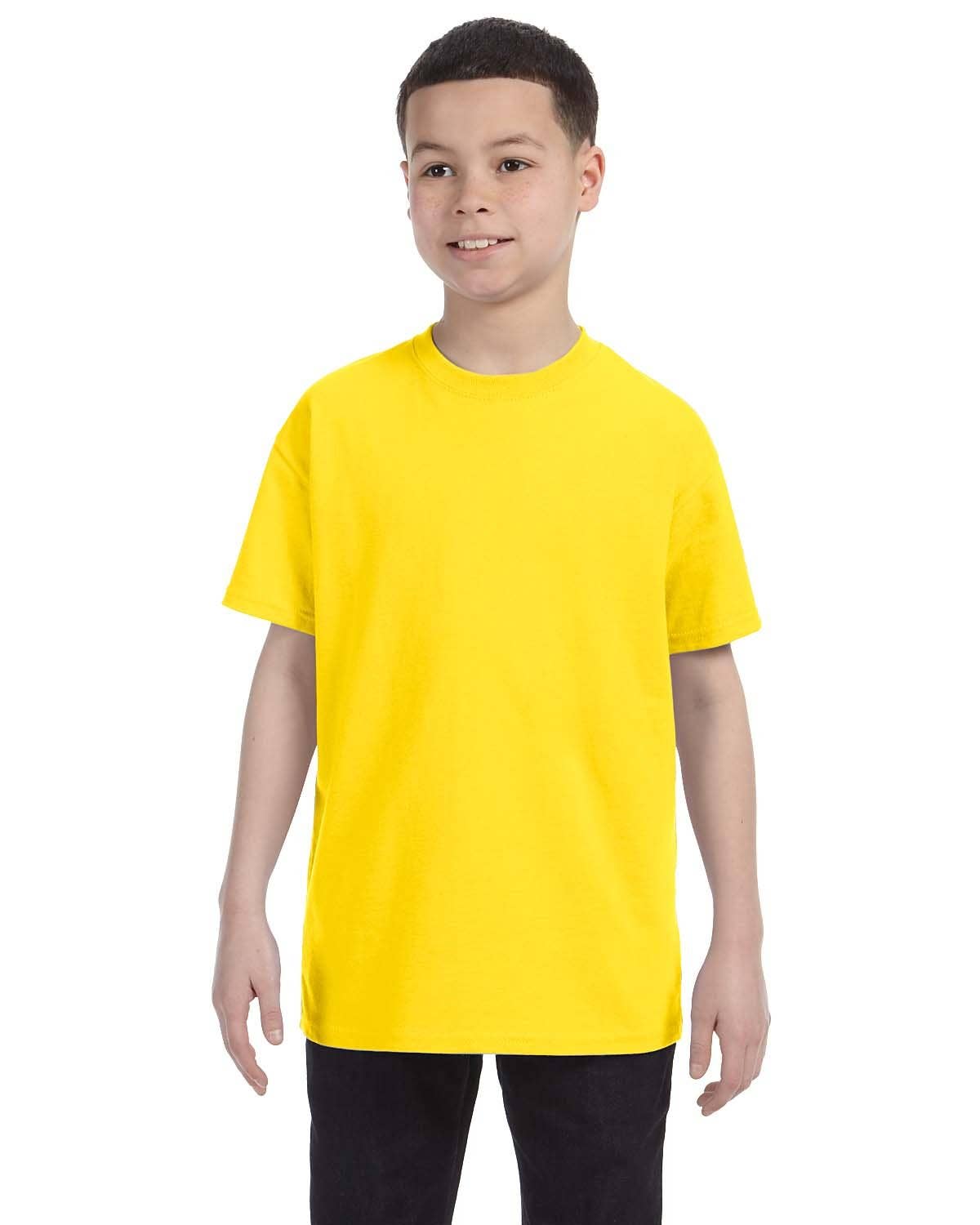 Gildan Youth Heavy Cotton Blank T-Shirt | Kids T Shirt 5000B: SAND / XS