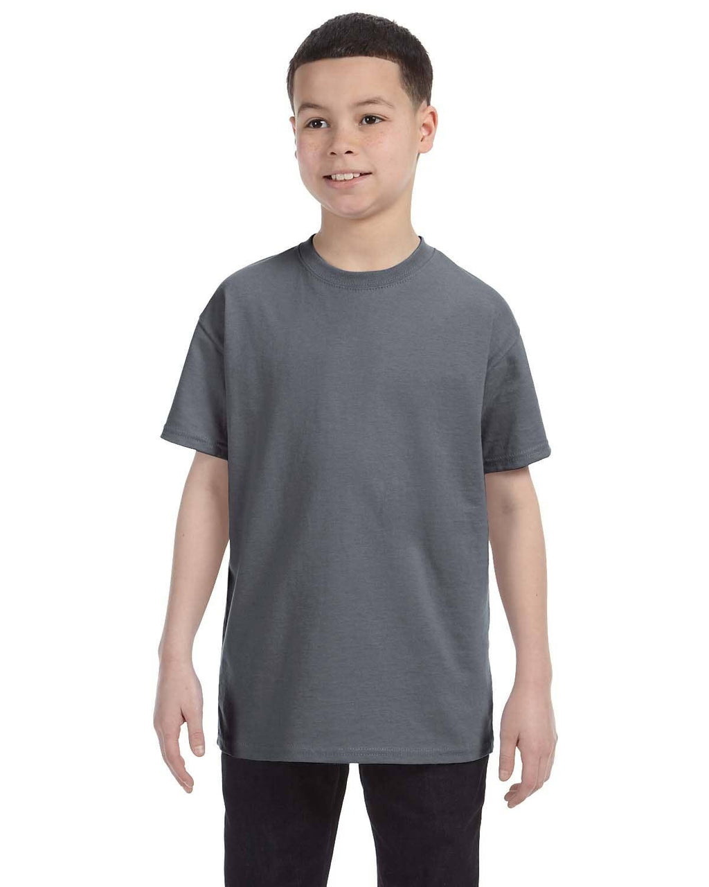 Gildan Youth Heavy Cotton Blank T-Shirt | Kids T Shirt 5000B: LIGHT PINK / XS