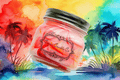 8 oz Candle Jars - Island Teak