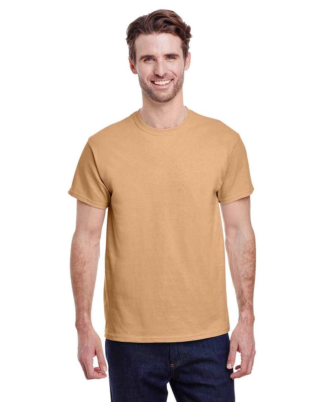 Gildan Adult Heavy Cotton Blank T-Shirt | 5000: NATURAL / XL