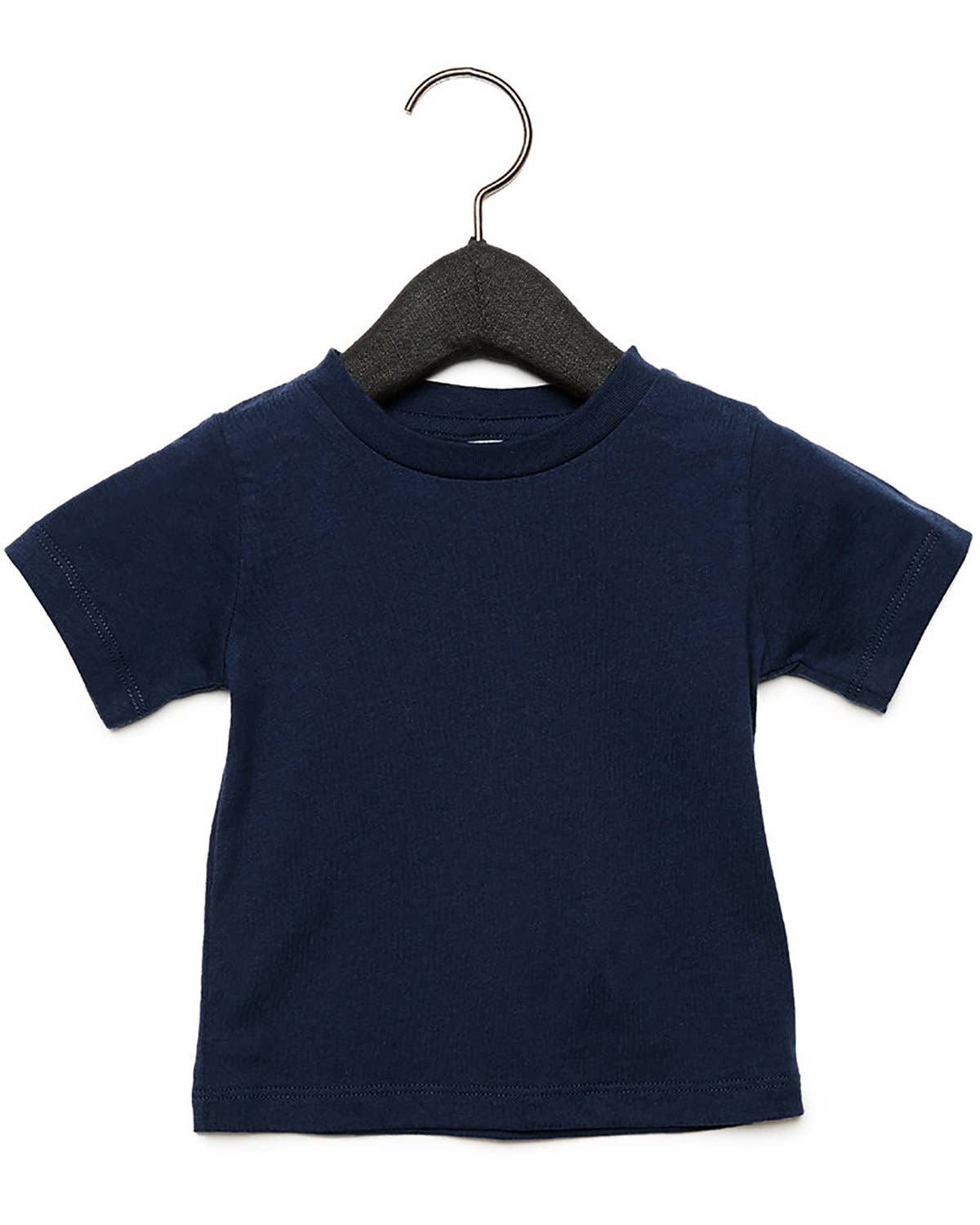 Bella Canvas Infant Jersey Short Sleeve Blank T-Shirt 3001B: ATHLETIC HEATHER / 12-18MOS