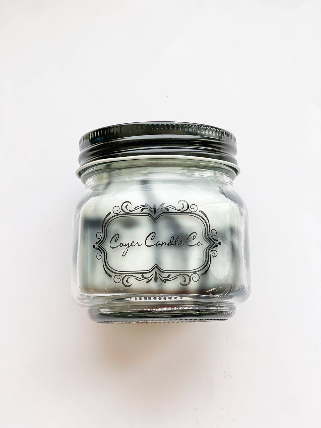 8 oz. Mason Jar Candles - Summer Collection: Need barcode added to warning label / Beach Day