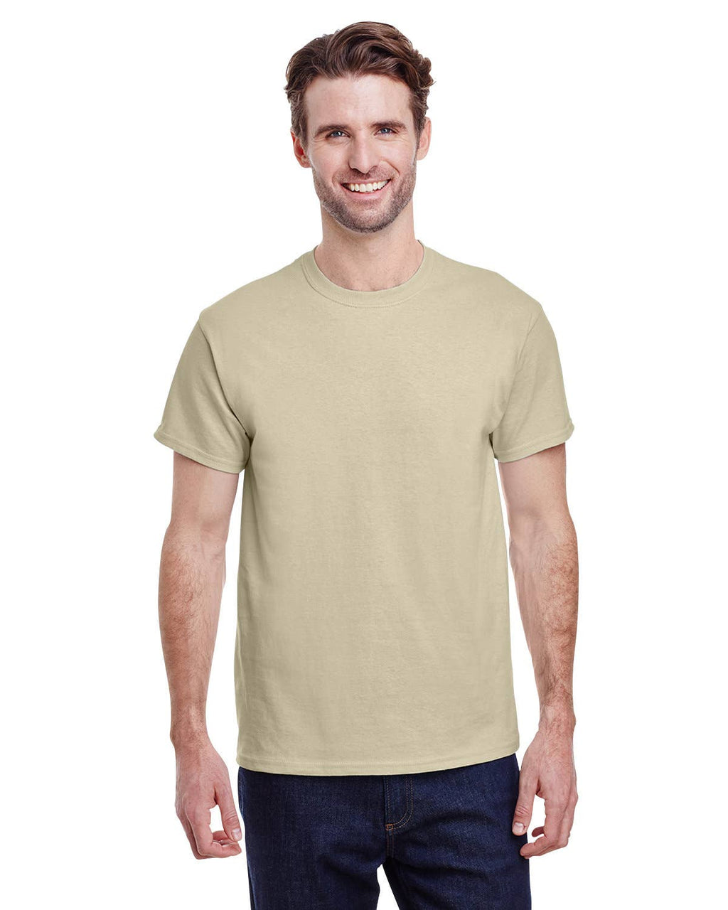 Gildan Adult Heavy Cotton Blank T-Shirt | 5000: LIGHT PINK / S