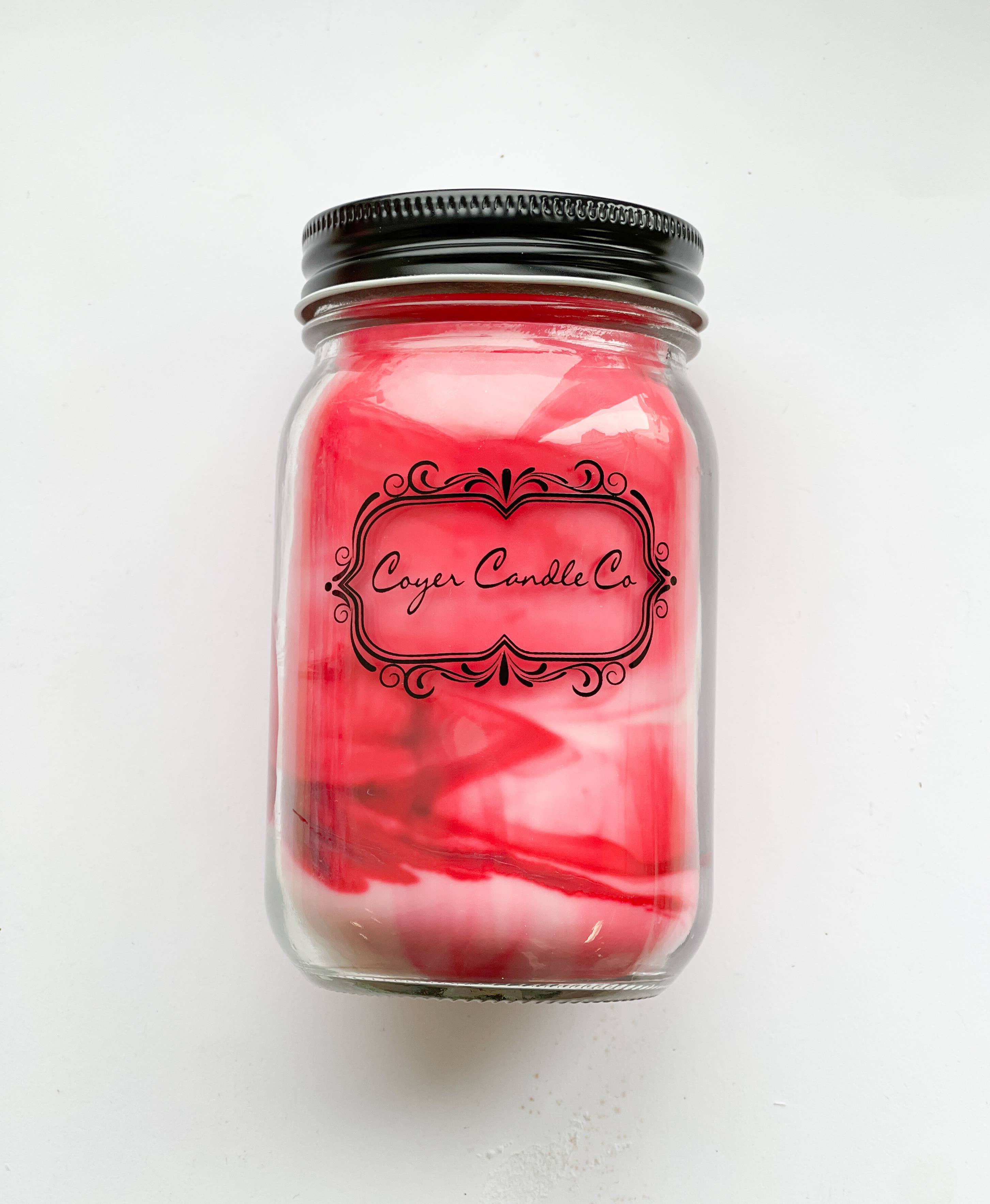 16 oz. Pint Mason Jar Candles - Summer Collection: Add barcode to warning label / Beach Day